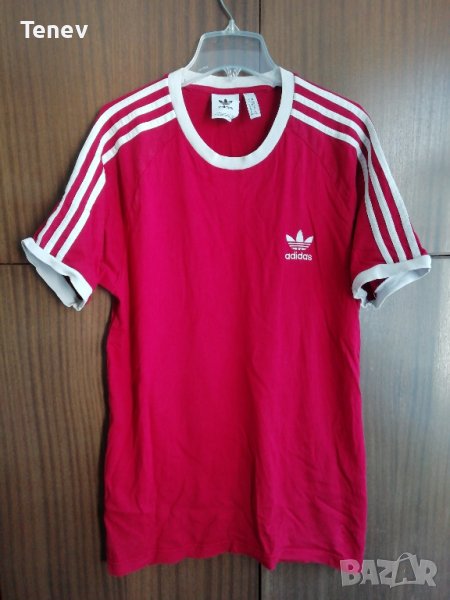 Adidas Originals 3 Stripe California Red оригинална тениска размер М, снимка 1