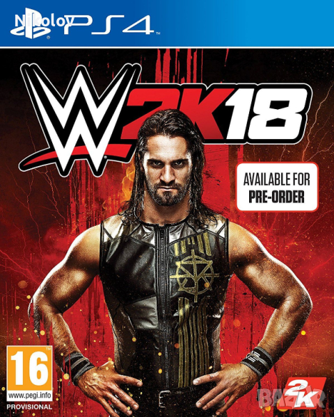 WWE 2K18 PS4 (Съвместима с PS5), снимка 1