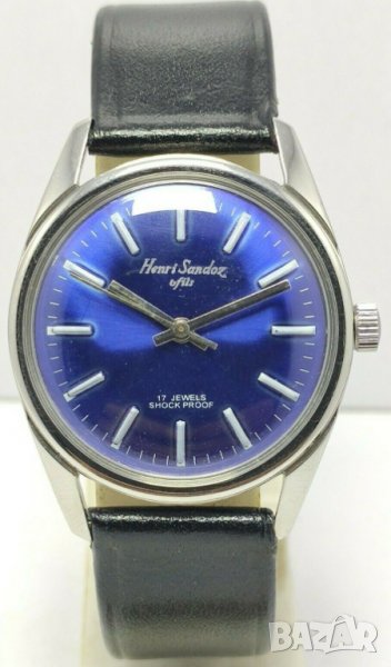 HENRI SANDOZ & FILS SWISS Мъжки ръчен часовник, снимка 1