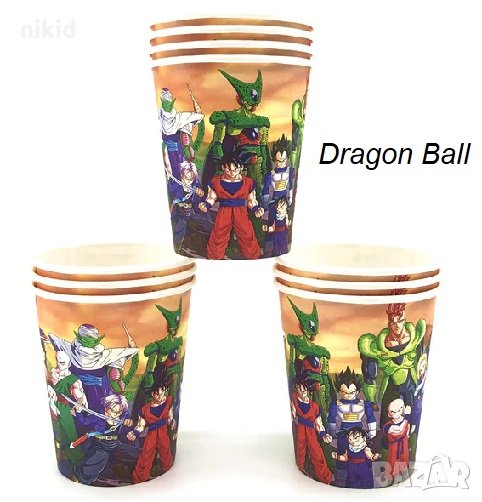 Dragon Ball драгон бол 10 бр картонени чаши парти рожден ден, снимка 1