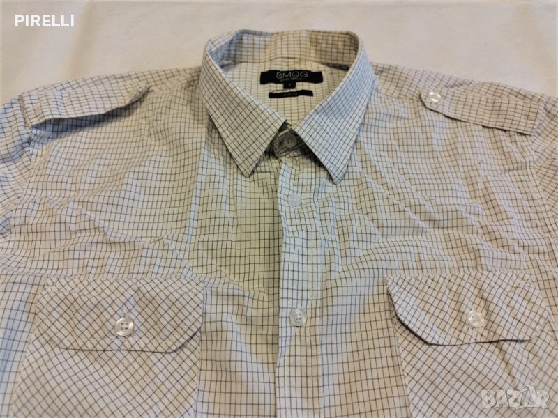 Мъжка риза с дълъг ръкав, размер L, снимка 1