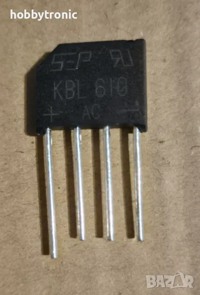 Мостов изправител KBL610 6A 1000V, снимка 1