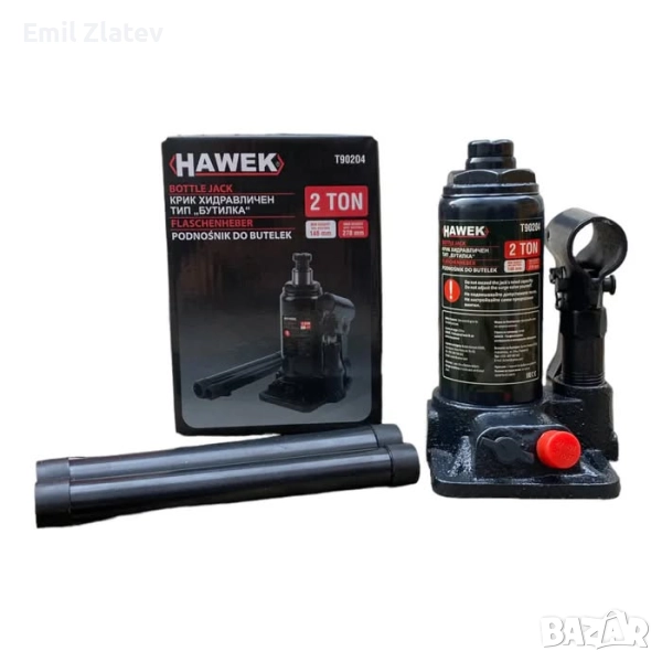 Хидравличен крик тип бутилка 2 т. HAWEK, снимка 1