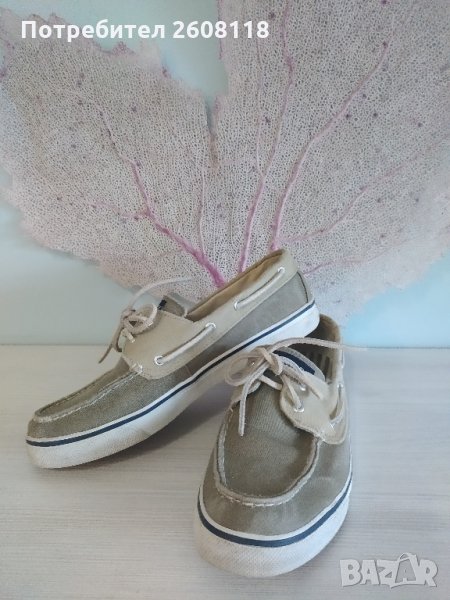 Sperry Top-Sider яхтени дамски обувки – каки, меки удобни, снимка 1