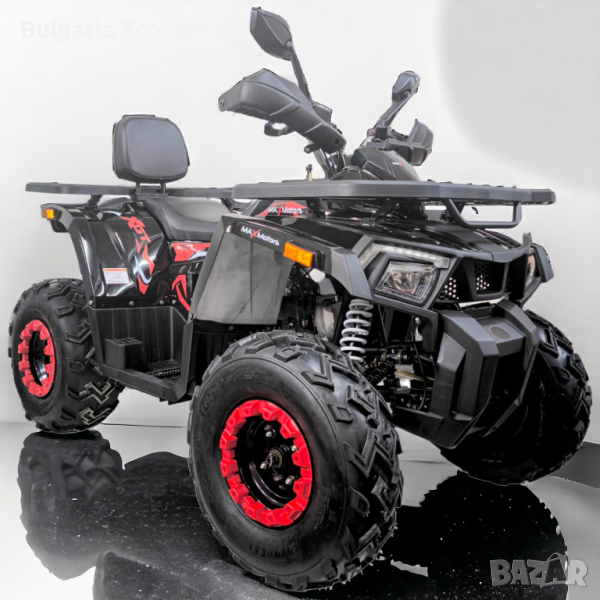 ATV на бензин 200 кубика Shark Motors - BLACK, снимка 1