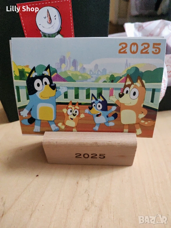 Настолно календарче Блуи / Bluey, снимка 1