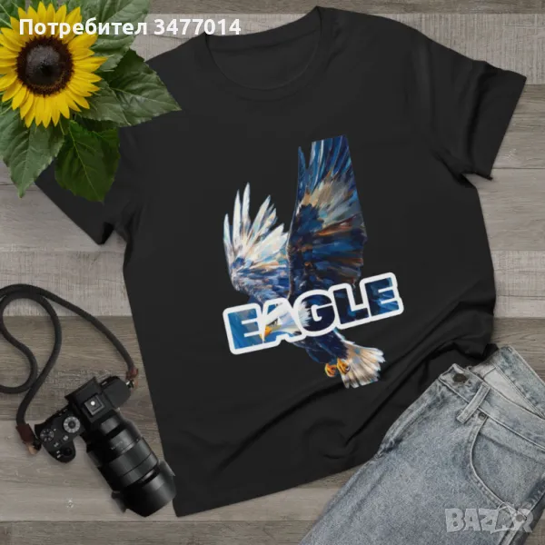 Унисекс Тениска с орел, снимка 1