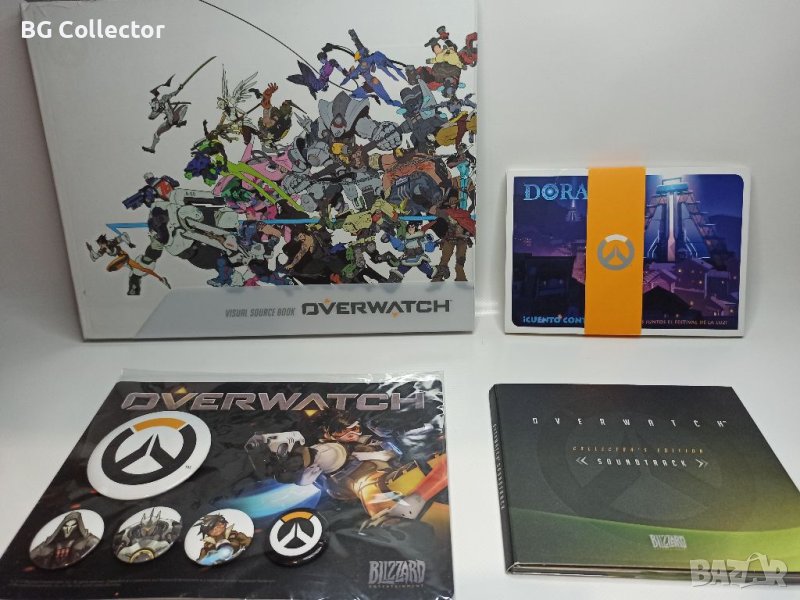 Overwatch PS4 + Artbook, Cards, soundtrack, pins, снимка 1