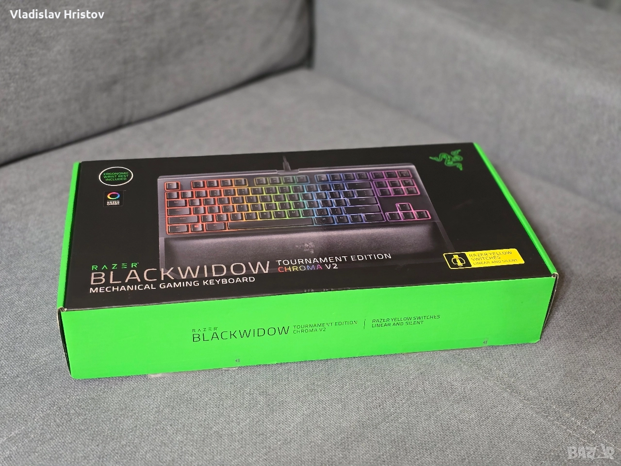 Blackwidow V2 Chroma Tournament Edition - Yellow switches, снимка 1