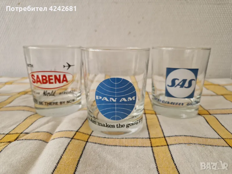 Стъклени чаши колекционерски, снимка 1