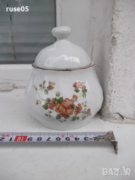 Захарница порцеланова българска от соца, снимка 1