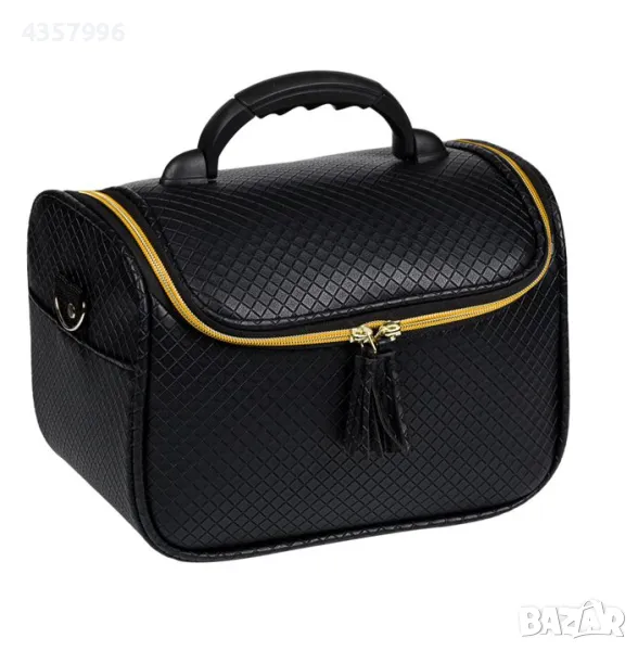 Несесер - куфар за гримове, Черен, снимка 1