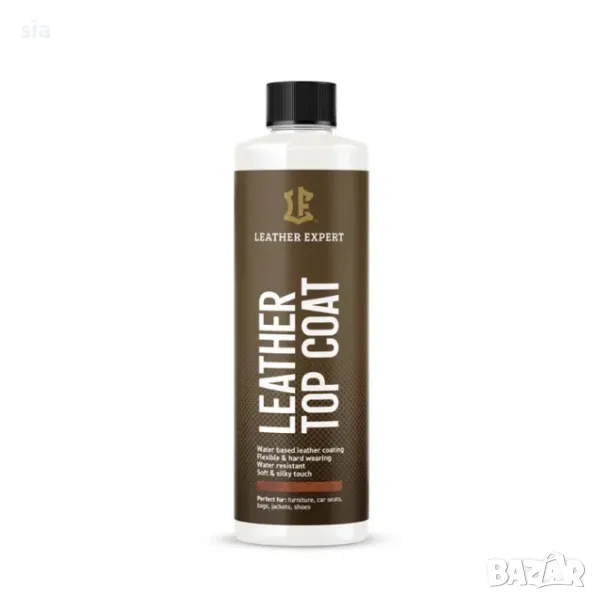 Лак за кожа, безцветен лак за кожа полу/ мат, leather expert, снимка 1