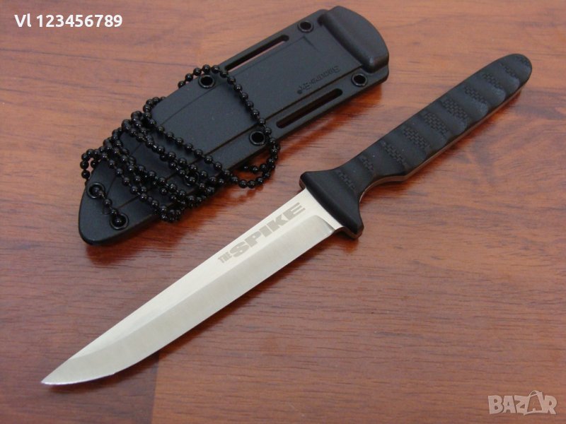 Нож за  скрито носене на врат Cold Steel 53NCT Spike-коремче, снимка 1