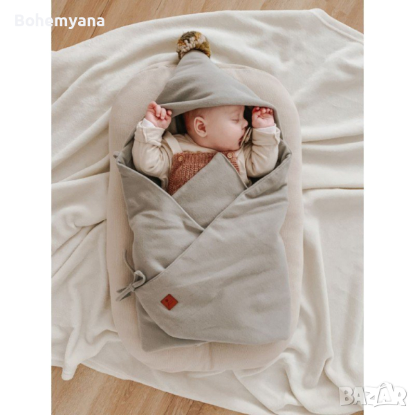 POM POM одеяло за столче или количка 83 х 83см, снимка 1