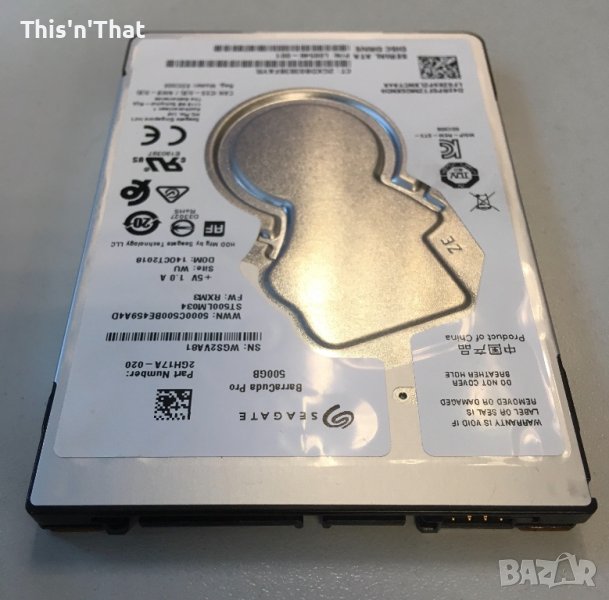 Seagate Barracuda Pro ST500LM034 500GB SATA Hard Drive, снимка 1