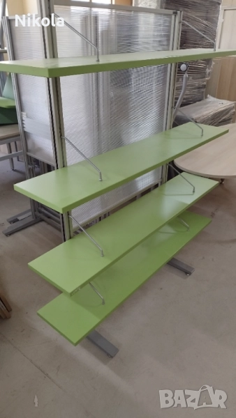 Етажерка алуминиева  едностранна преграда / параван  150/182см, снимка 1