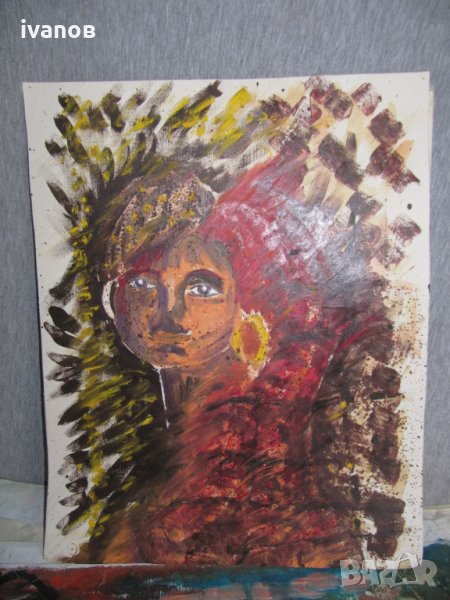 картина лице , снимка 1