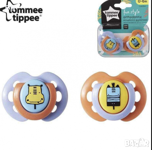 Tommee Tippee - Ортодонтични залъгалки, снимка 1