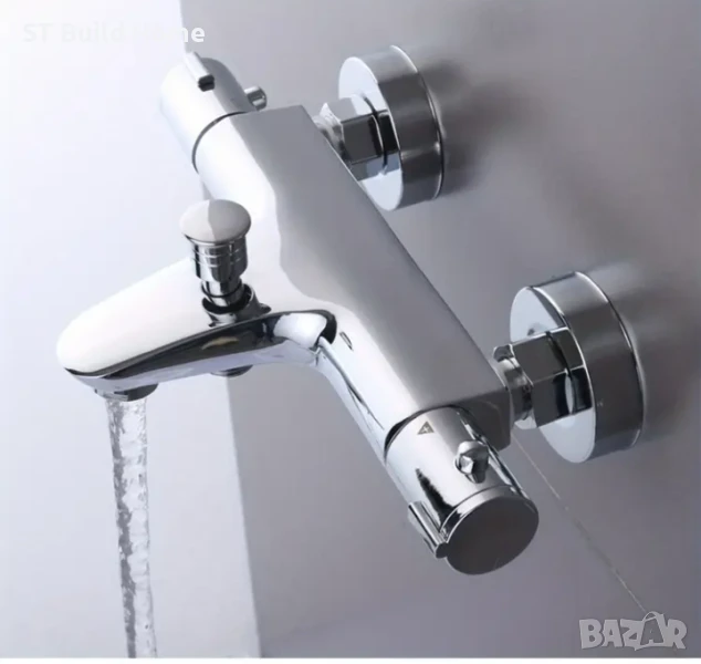 Термостатичен смесител за душ и вана – Пълномеден корпус, Защита от изгаряне 🔧, снимка 1