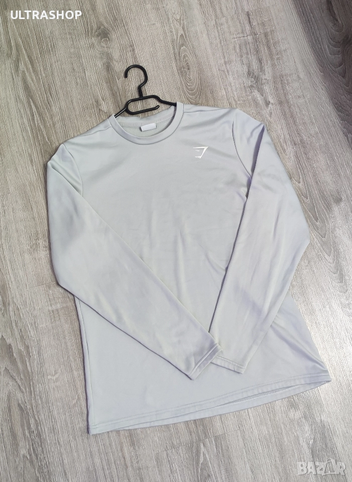 Gymshark L size мъжка блуза с поларена подплата в отлично състояние, снимка 1