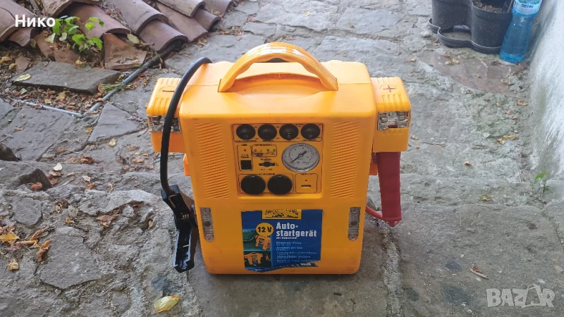 Стартерна станция с компресор MisterTool 12V, 17Ah, снимка 1