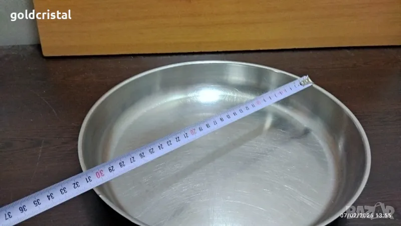 Българска тава хром, снимка 1