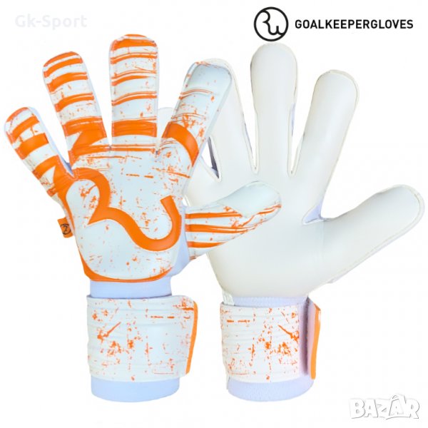Вратарски ръкавици RWLK Picasso Pro Line бяло/оранжев размер 7,8,9, снимка 1
