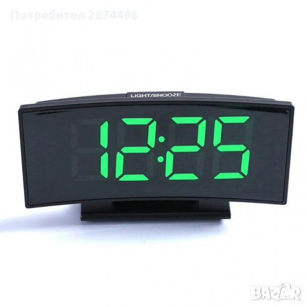 3621 Дигитален часовник за настолно ползване с големи светещи цифри, снимка 1