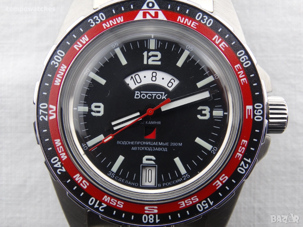 ВОСТОК АМФИБИЯ АВТОМАТИЧЕН- "Турист" ref: 14048Г, снимка 1