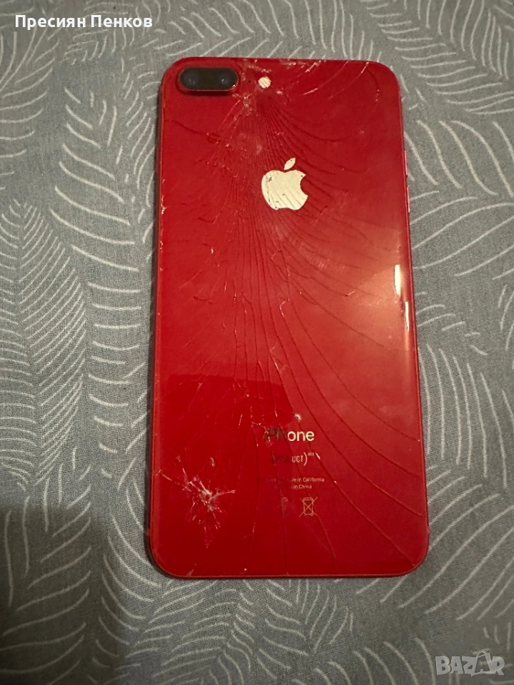 Iphone 8 plus 64гб / 92% капацитет product RED, снимка 1