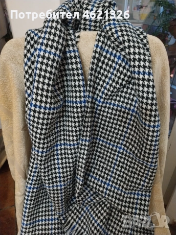 Шал-наметка, лек и топъл, нов, унисекс, 94/ 199 см, подарък орледалце