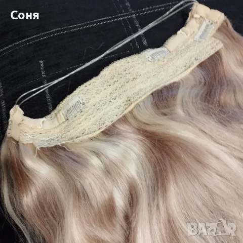 Екстеншъни, екстейшън русо 100% естествена коса на корда, снимка 5 - Аксесоари за коса - 50422463
