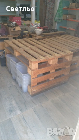 Дървени масивни щанд маси, снимка 4 - Маси - 53117692