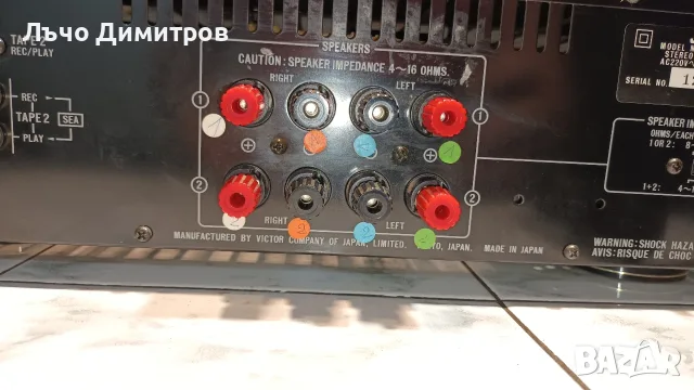 JVC     AX-333BK, снимка 9 - Ресийвъри, усилватели, смесителни пултове - 55874415
