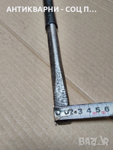 Соц Стара Ръчно Кована Щанга Лост 1кг. НОМЕР 1599., снимка 12 - Антикварни и старинни предмети - 54010470