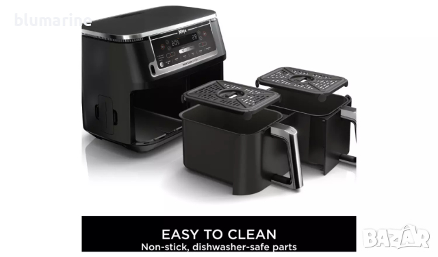 Ninja Foodi MAX Dual Zone Air Fryer [AF451UK] / [AF400EU], 9.5L, снимка 8 - Фритюрници - 44658024