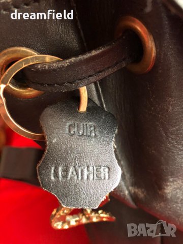 Раница Promod естествена кожа, снимка 4 - Чанти - 42346920