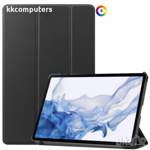 Samsung Galaxy Tab S9 SM-X716 Кожен Калъф и Протектор