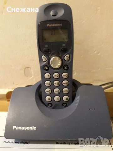 телефон безжичен Panasonic, снимка 1 - Стационарни телефони и факсове - 38879631
