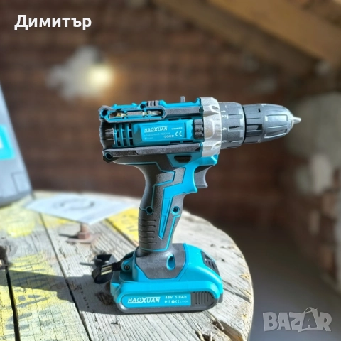 Акумулаторен винтоверт НОВИ 36часри 2бр.бат. 48V 5Ah, снимка 2 - Винтоверти - 52265351