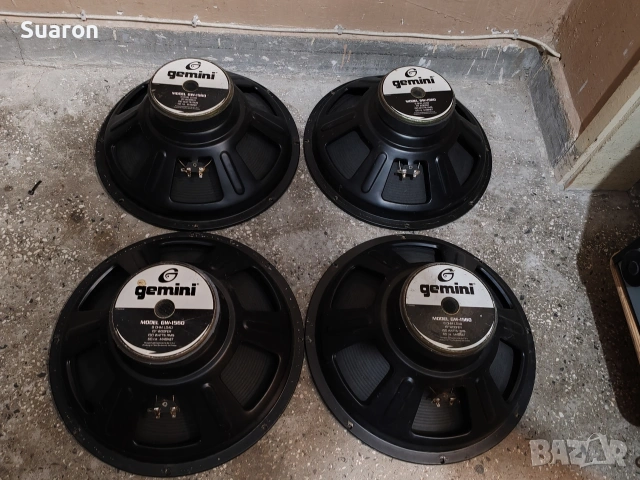 Говорители ,, GEMINI GW1560" 15" 8 oма 4бр., снимка 4 - Тонколони - 53916808