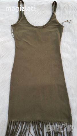 Дамска рокля с ресни XS, снимка 5 - Рокли - 42352168