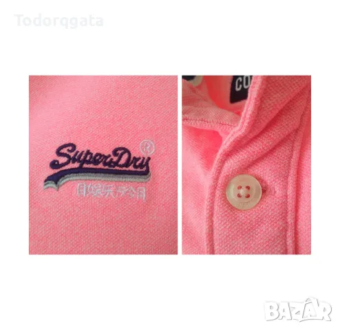 Superdry Поло Блуза Casual Polo Shirt Къс Ръкав Оригинал Гръдна Обиколка 85-100 см M-L, снимка 5 - Тениски - 55944113