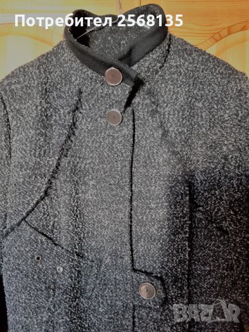 Красиво Палто/Манто на DANINI-Елегантно и Раздвижено с Декорации;№ 50, снимка 5 - Палта, манта - 38627426