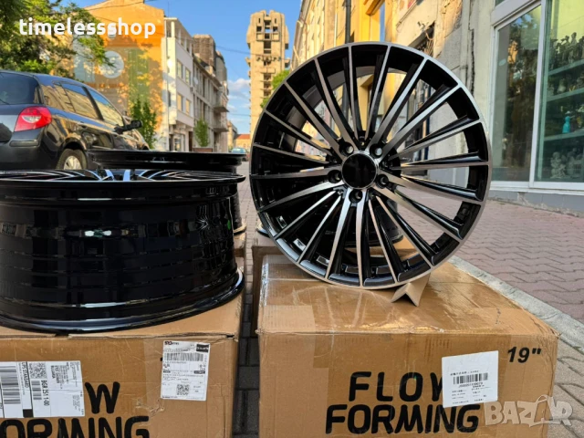 Спортен комплект алуминиеви джанти 19" 5x112, снимка 2 - Гуми и джанти - 50676923