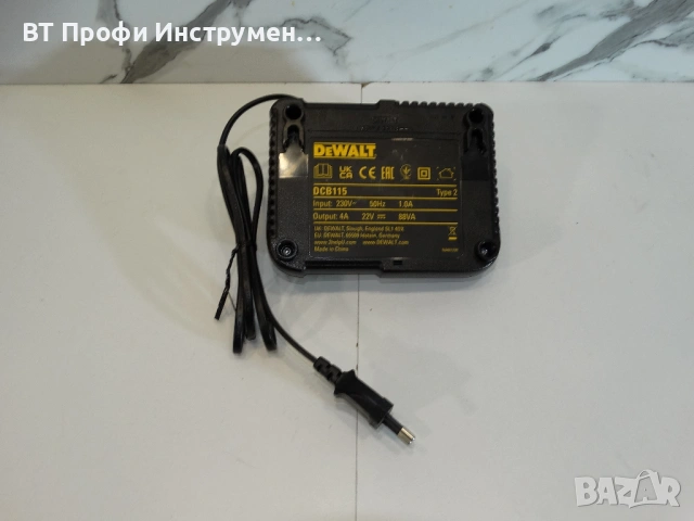Ново - Dewalt DCB 115 - Зарядно, снимка 3 - Други инструменти - 53311093