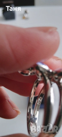 Пръстен Сваровски, снимка 4 - Пръстени - 54272042