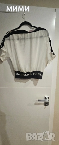 Patrizia pepe блуза Bottega Veneta потник, снимка 2 - Тениски - 51685650