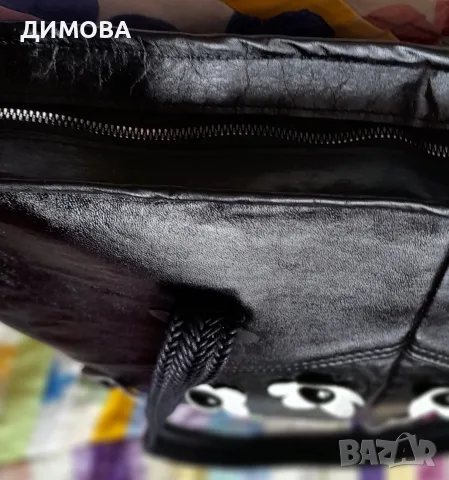 ръчно изработена чанта от естествена кожа , снимка 4 - Чанти - 55729818